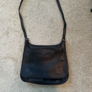 Coach Black Leather Women's Shoulder Bag